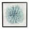 Stupell Industries Coral Ball Blue Sea Beach Design Black Framed Wall Art